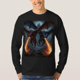 Drachen nähern sich Long Sleeve T - Shirt Hallowee
