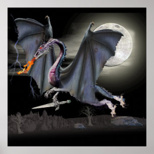 Drachen Poster