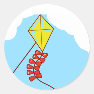 Drachen Runder Aufkleber