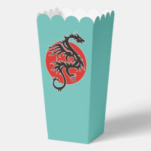 DRACHEN SONNE Silhouette 2 Geschenkschachtel