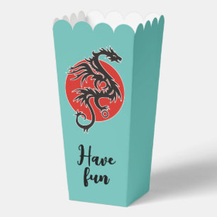 DRACHEN SONNE Silhouette 2 Geschenkschachtel