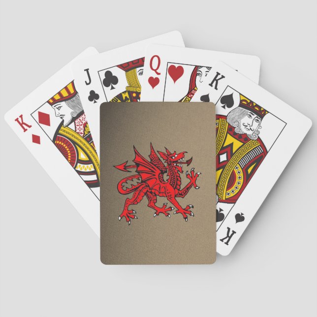 Drachen Spielkarten Deck (Rückseite)