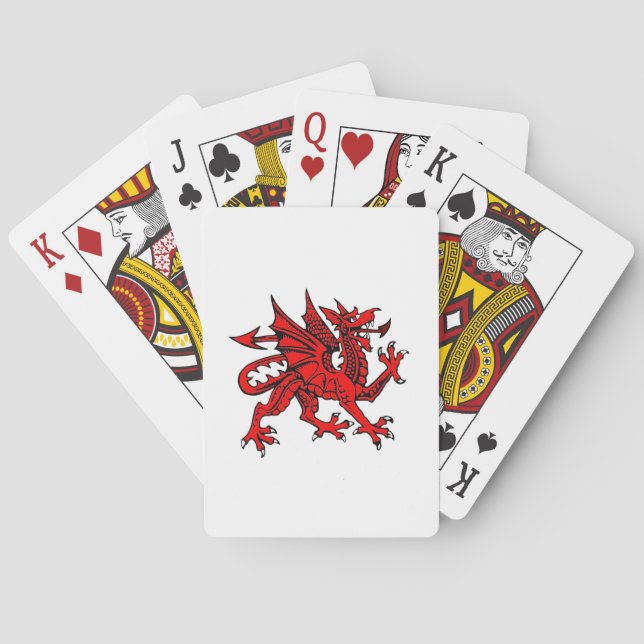 Drachen Spielkarten-Deck Spielkarten (Rückseite)