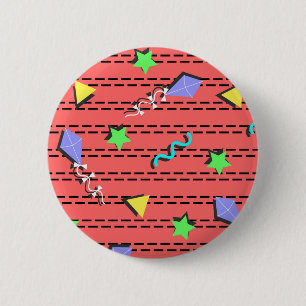 Drachen, Sterne, Dreiecke und Kurven Button