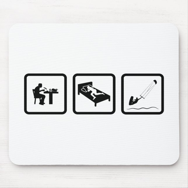 Drachen-Surfen Mousepad (Vorne)
