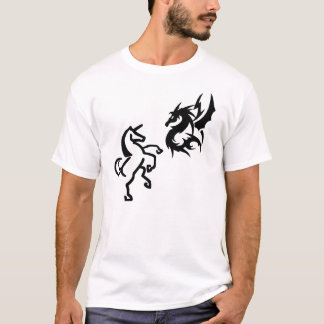 Drachen und Einhörner T-Shirt