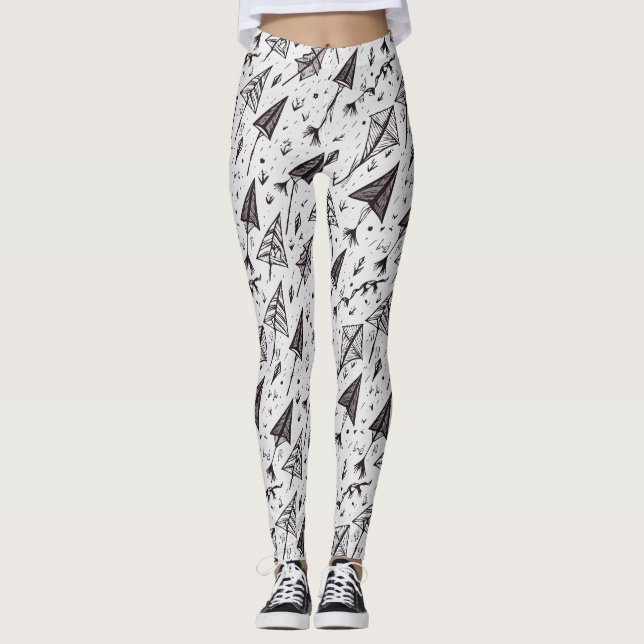 Drachen und Pfeile Leggings (Vorderseite)