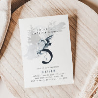 Drachen und Ritter Junge Thema 5. Geburtstag