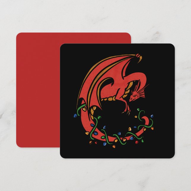 Drachen Weihnachten (Vorne/Hinten)