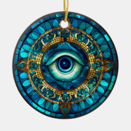Drachenauge Keramik Ornament