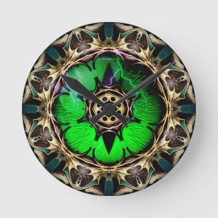 Drachenauge Runde Wanduhr