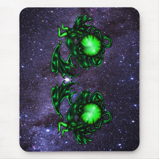 Drachenaugen-Mauspad Mousepad (Vorne)