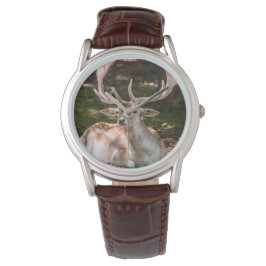 Drachenbild unter Holz Armbanduhr
