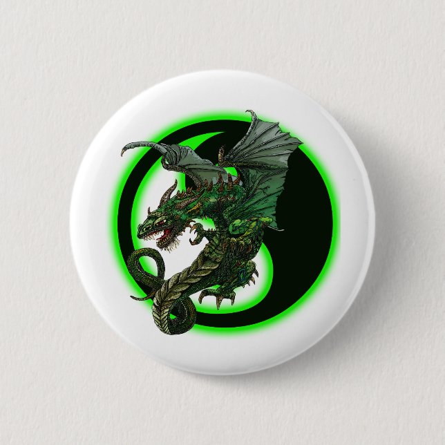 Drachendesign Button (Vorderseite)