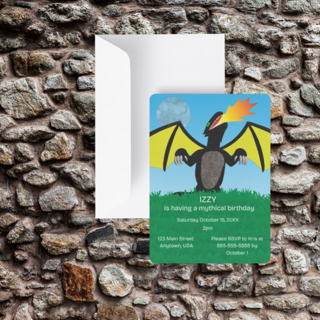 Drachendrache-Party Einladung (Von Creator hochgeladen)