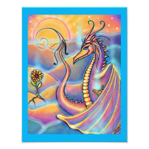 Drachenfantasie von Renee L. Lavoie Fotodruck