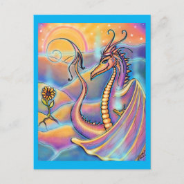 Drachenfantasie von Renee L. Lavoie Postkarte