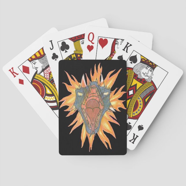 Drachenfeuer Spielkarten (Rückseite)