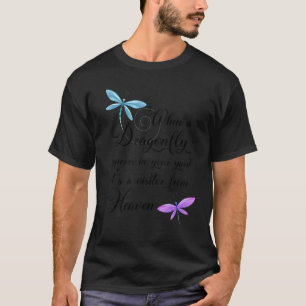Drachenfliege-Besucher aus dem Himmel Zitat Drache T-Shirt