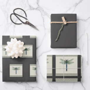 Drachenfliege Geschenkpapier Set