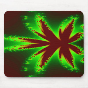 Drachenfliege in Flammen Mousepad