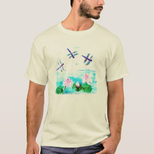 Drachenfliege, Wasserlilly Art T-Shirt