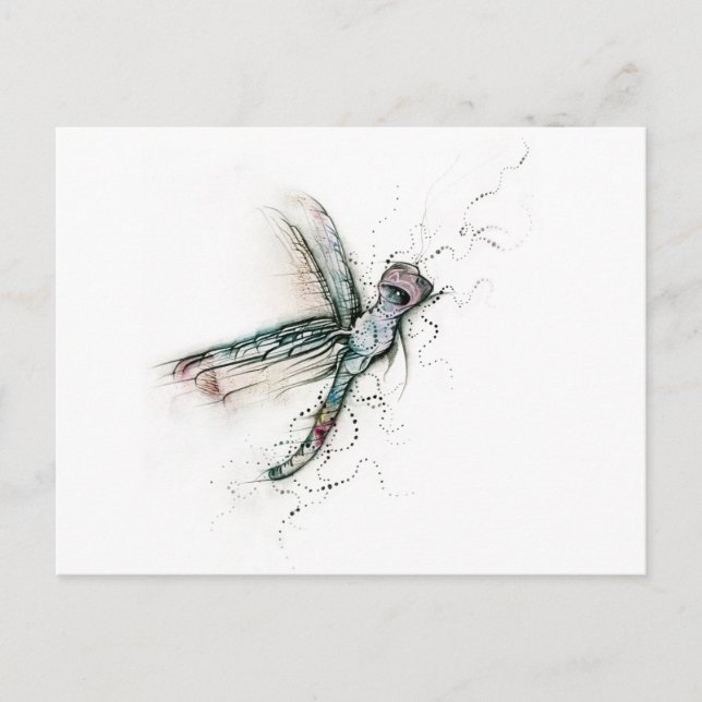 Drachenfliegen Postkarte (Vorderseite)