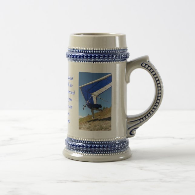Drachenfliegen Stein Bierglas (Rechts)