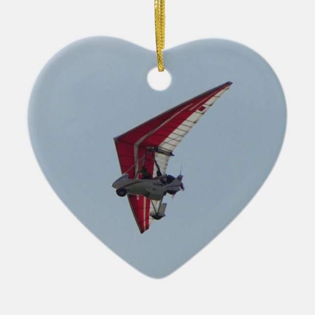 Drachenflieger Keramikornament (Vorne)