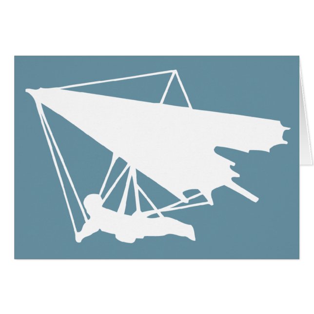 Drachenflieger-Silhouette (Vorderseite (Horizontal))