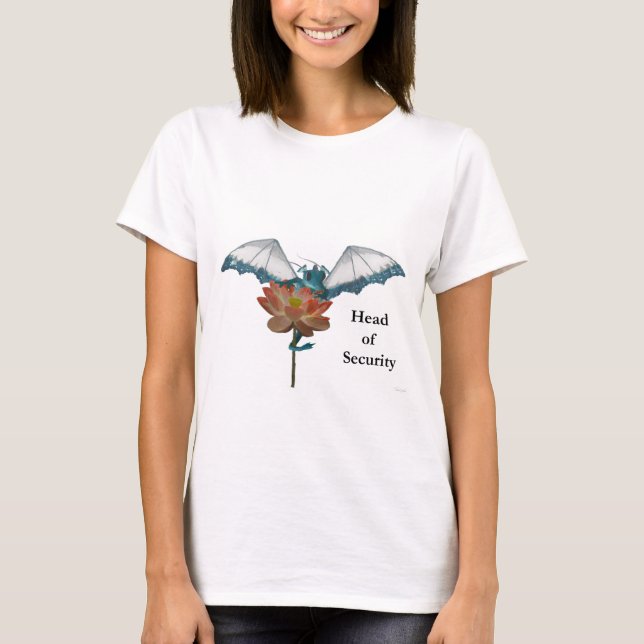 DrachenFlüchtige Blicke rund um die Blume T-Shirt (Vorderseite)