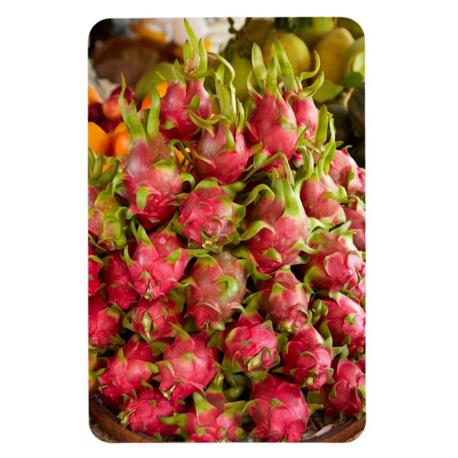 Drachenfrucht | Can Duoc Markt Magnet (Vertikal)