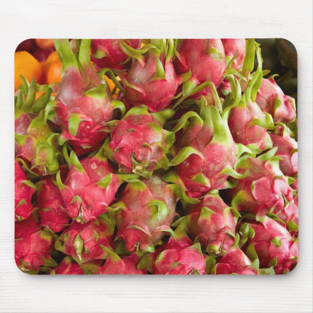Drachenfrucht | Can Duoc Markt Mousepad (Vorne)
