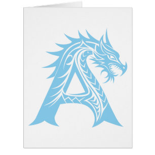 Drachengestalteter Buchstabe A, Drachenalphabet, M