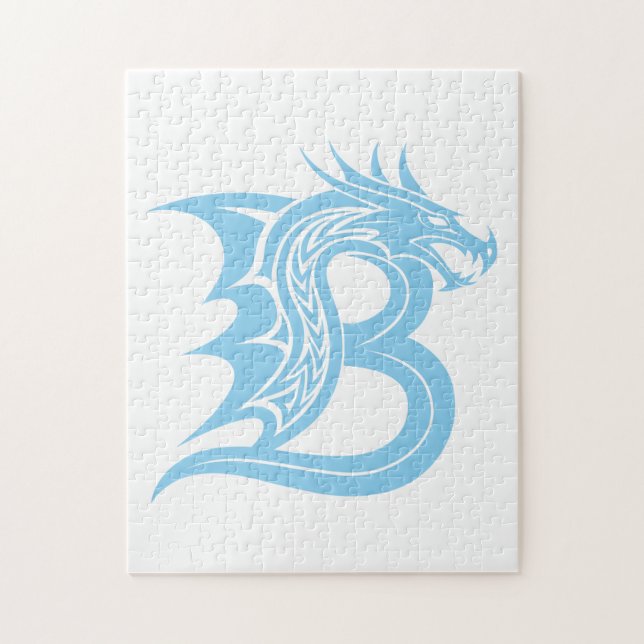 Drachengestalteter Buchstabe B, Drachenalphabet, M (Vertikal)