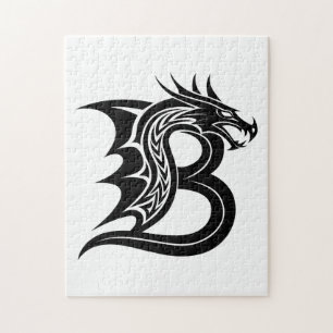 Drachengestalteter Buchstabe B, Dragonalphabet, Mo