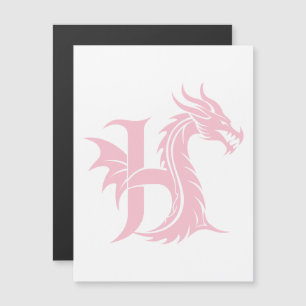 Drachengestalteter Buchstabe H, Drachenalphabet, M Magneteinladung
