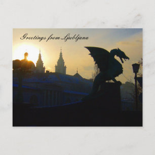 Drachengrüße Postkarte