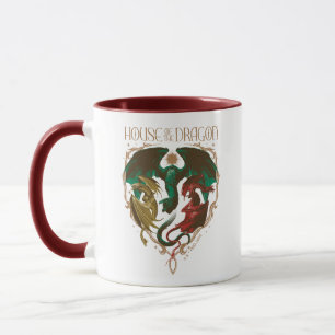 Drachenhaus Drachenschild Tasse
