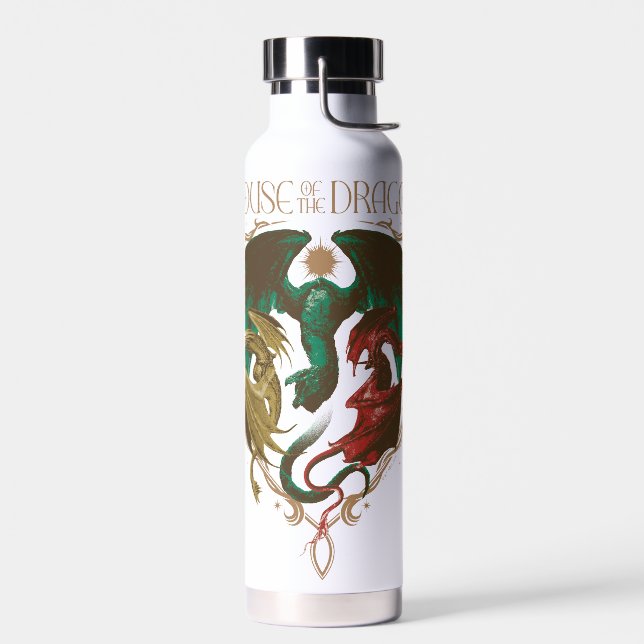 Drachenhaus | Drachenschild Trinkflasche (Links)