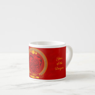 Drachenherz , Jahr des Drachen Espressotasse
