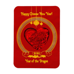 Drachenherz , Jahr des Drachen Magnet
