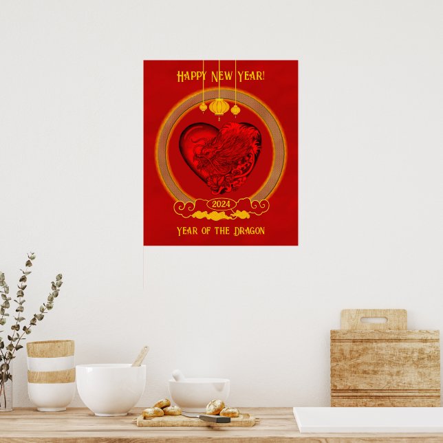 Drachenherz , Jahr des Drachen Poster (Küche)