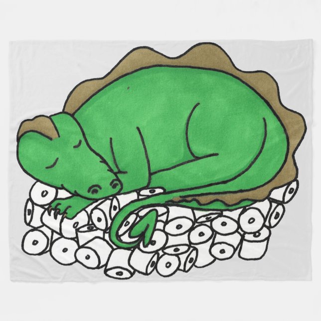 Drachenhorde Fleecedecke (Vorderseite (Horizontal))