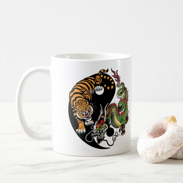 Drachenjang Kaffeetasse (Mit Donut)