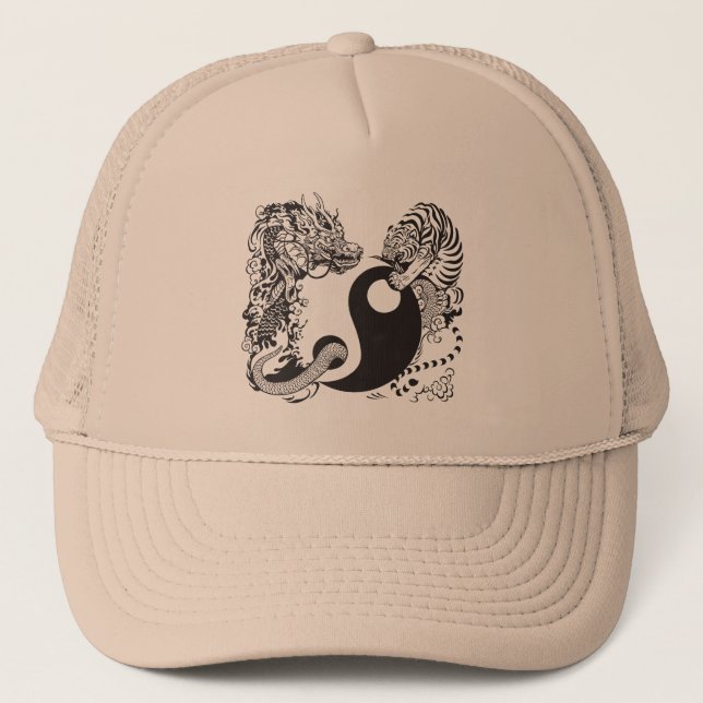 Drachenjang-Symbol Truckerkappe (Vorderseite)