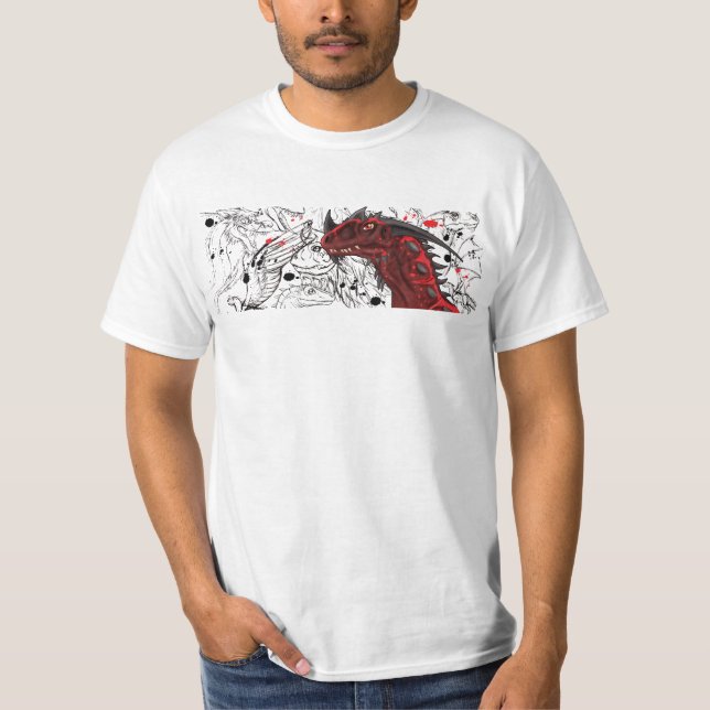 Drachenkunst T-Shirt (Vorderseite)