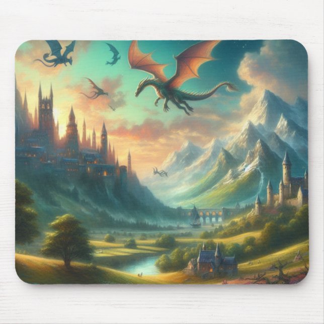 Drachenland Mousepad (Vorne)