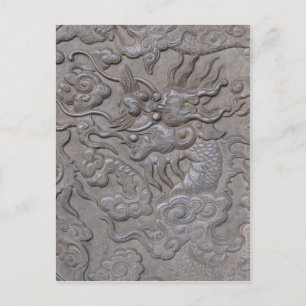 Drachenmedallion Postkarte