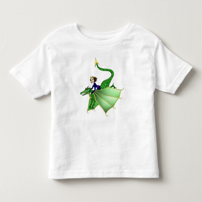Drachenprinzess-T - Shirt, 2T-4T Kleinkind T-shirt (Vorderseite)